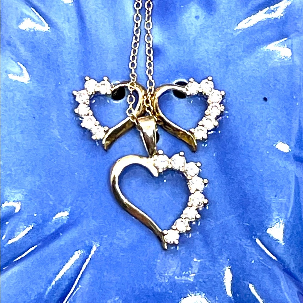 Sterling Heart Jewelry Set